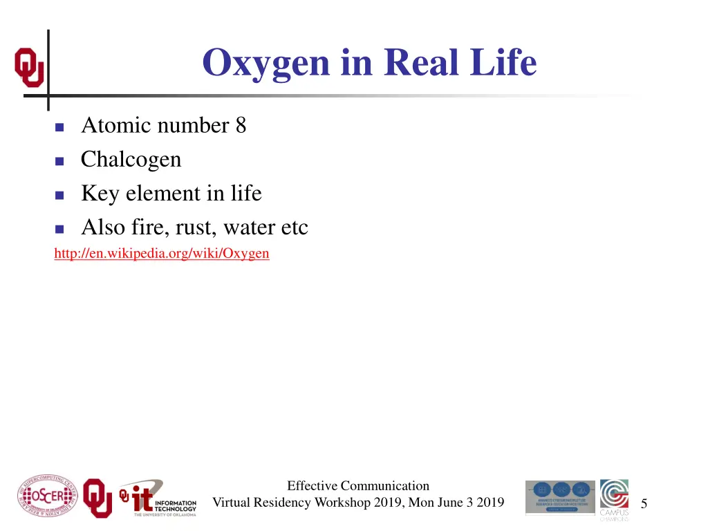 oxygen in real life