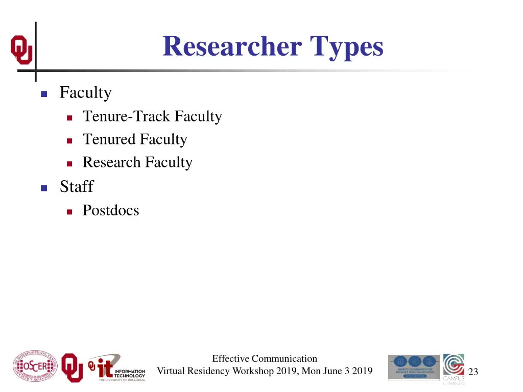 researcher types 1