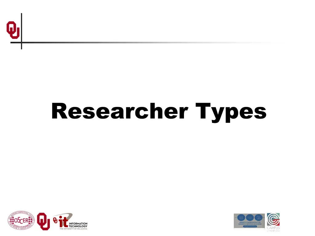 researcher types