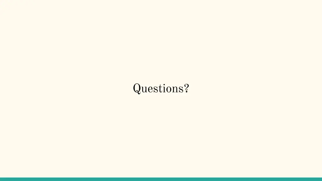 questions