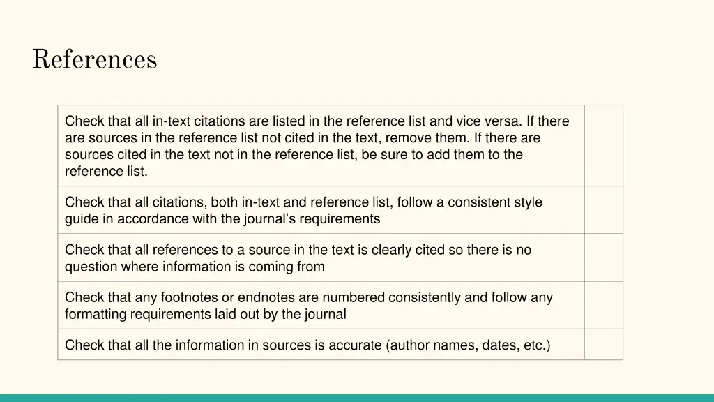 references