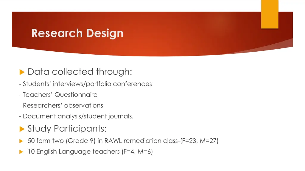research design