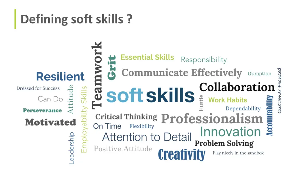 defining soft skills