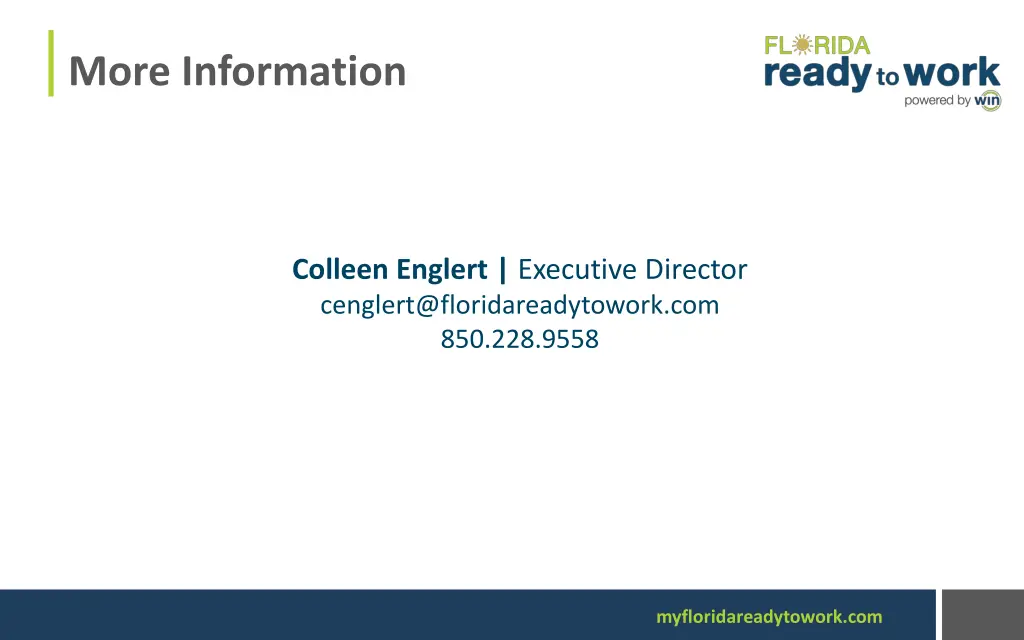 more information