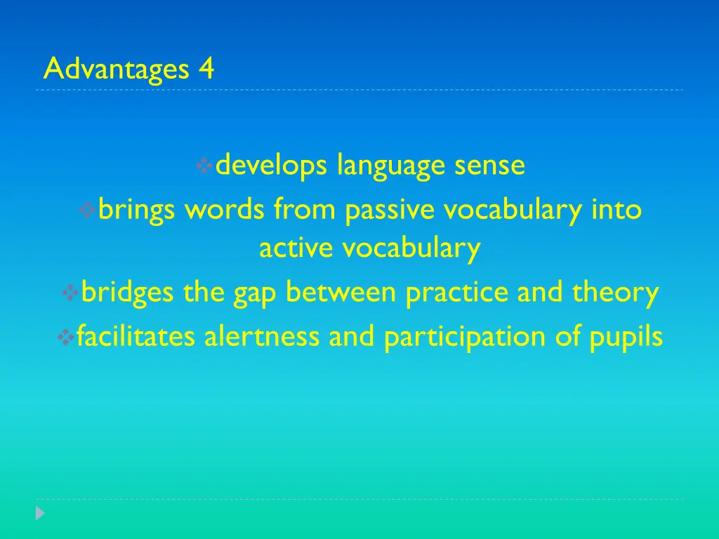 advantages 4