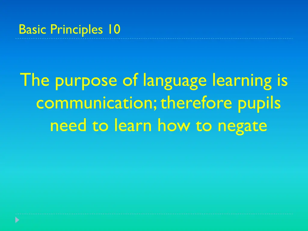 basic principles 10