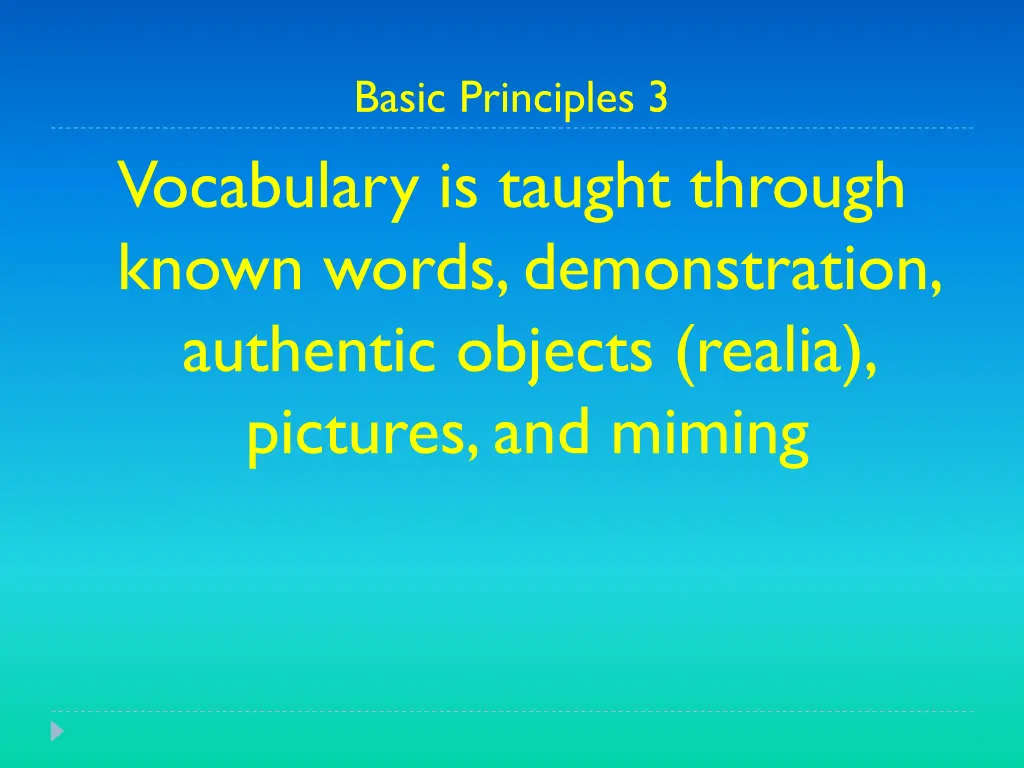 basic principles 3