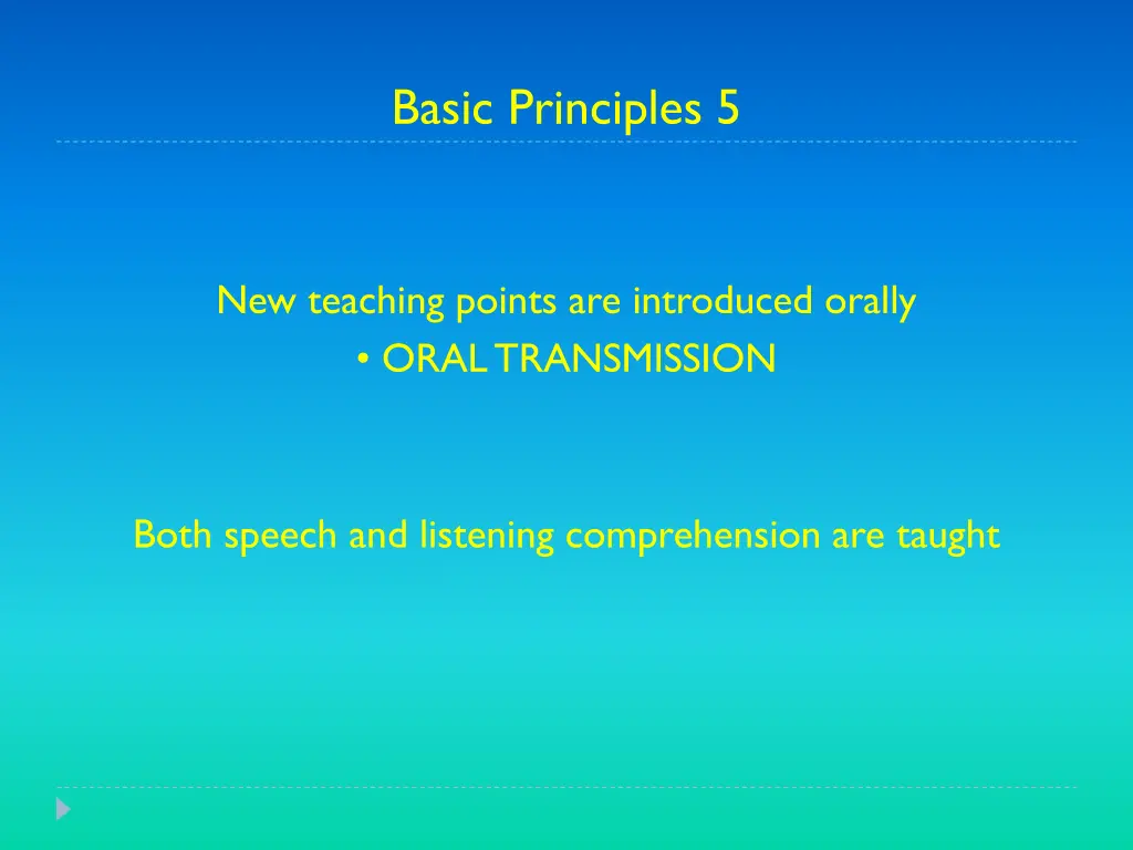 basic principles 5
