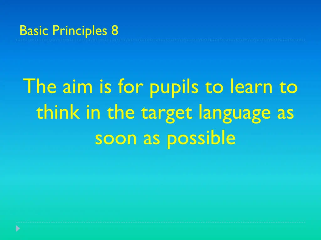 basic principles 8