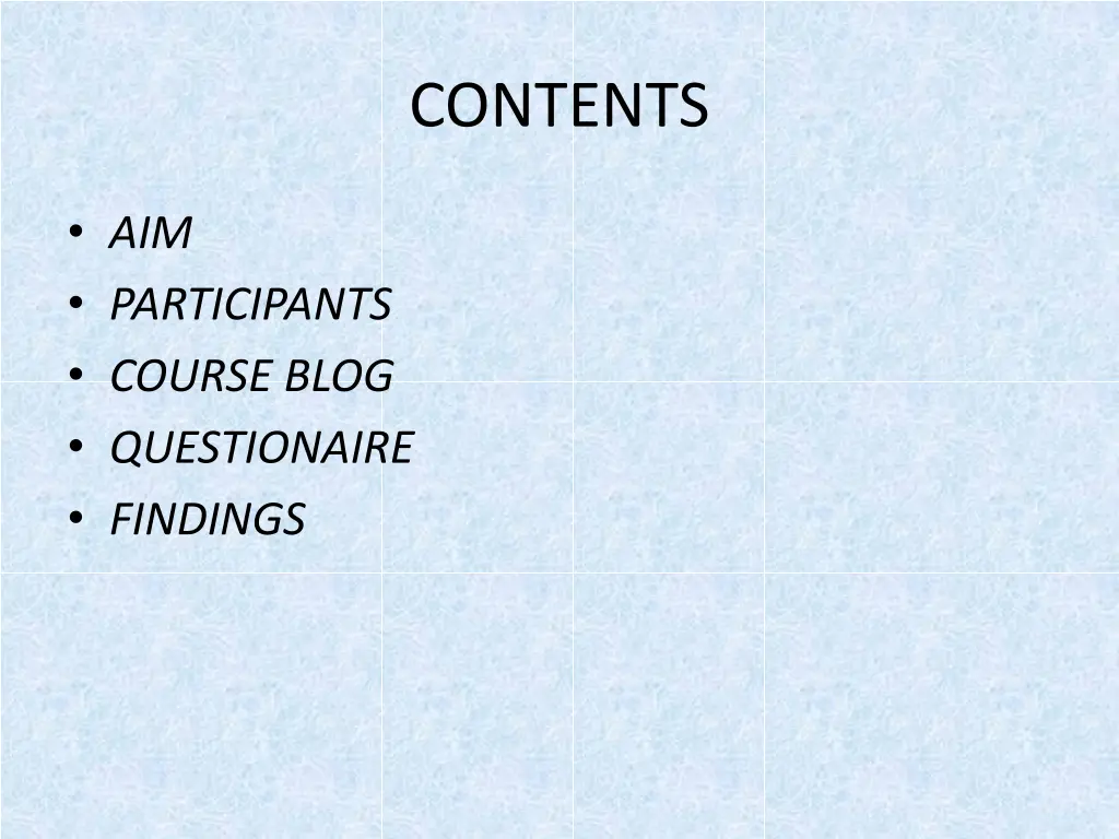contents