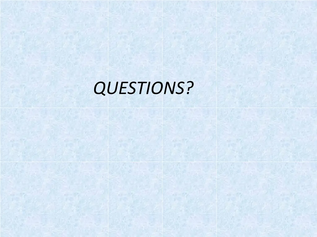 questions
