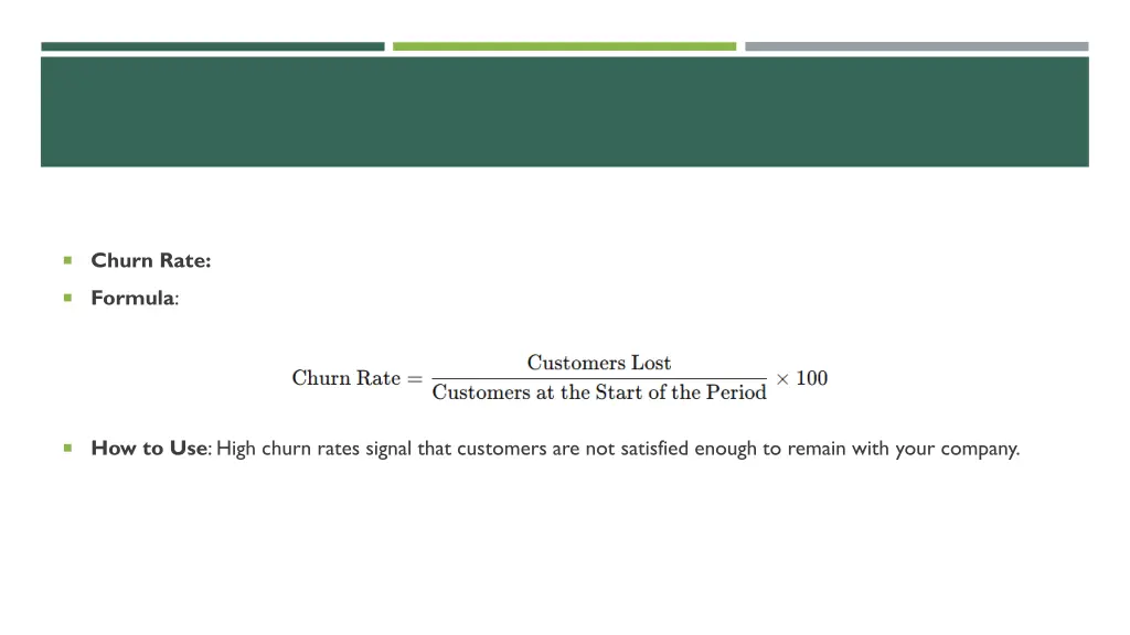 churn rate