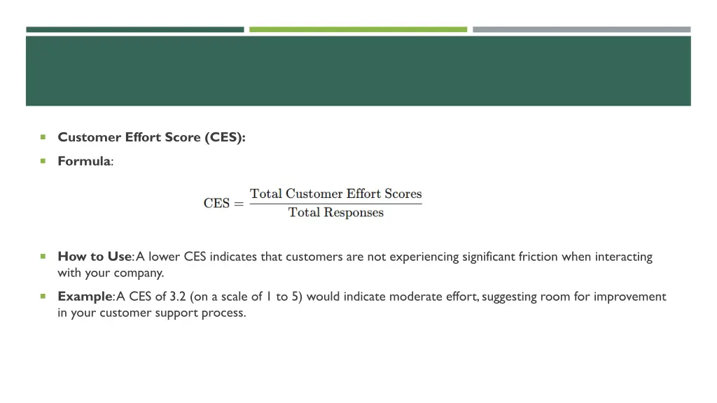 customer effort score ces