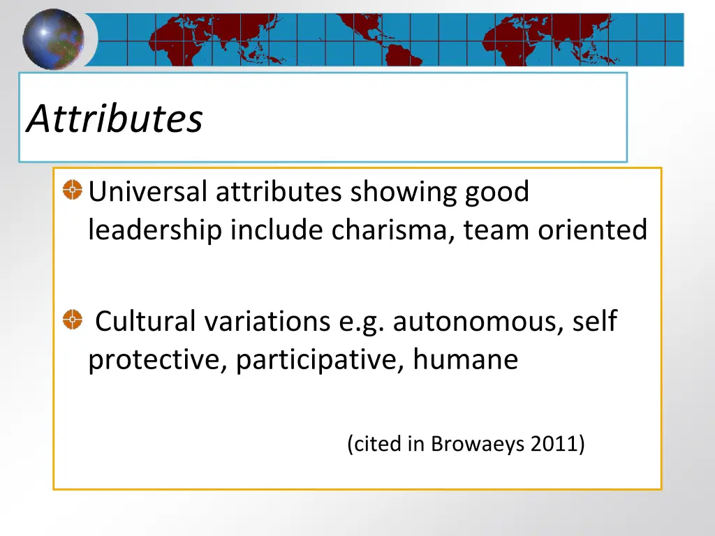 attributes