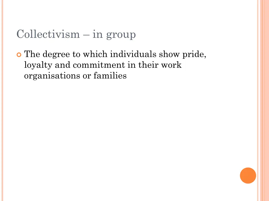 collectivism in group