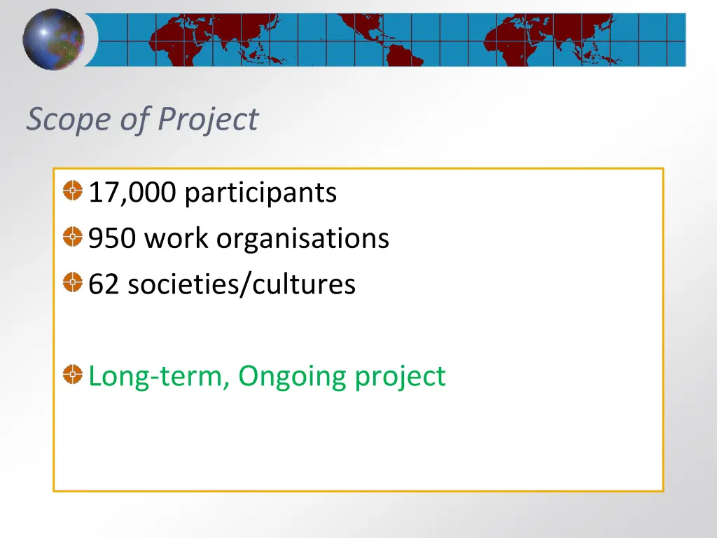 scope of project