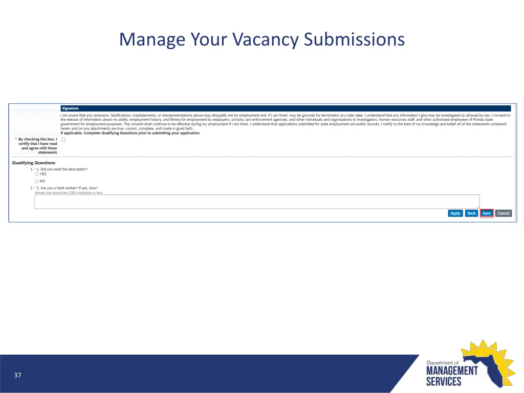 manage your vacancy submissions 1