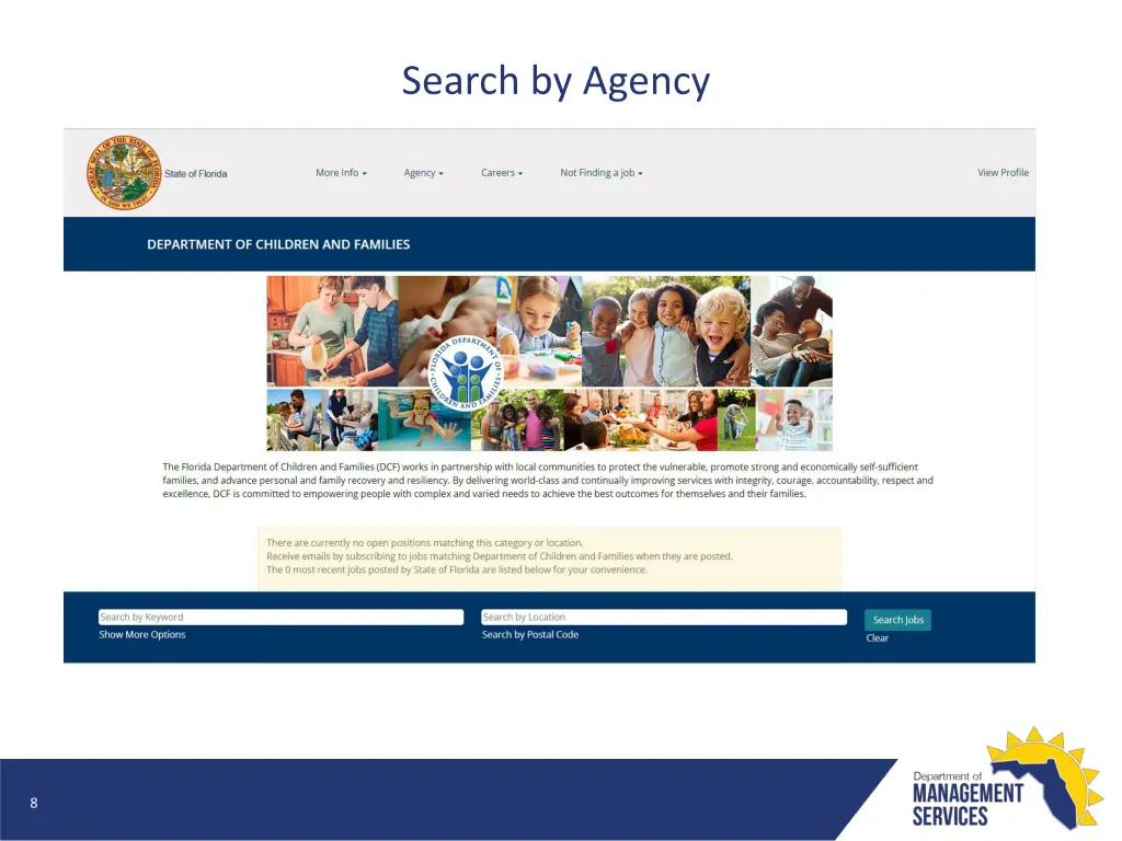 search by agency 1