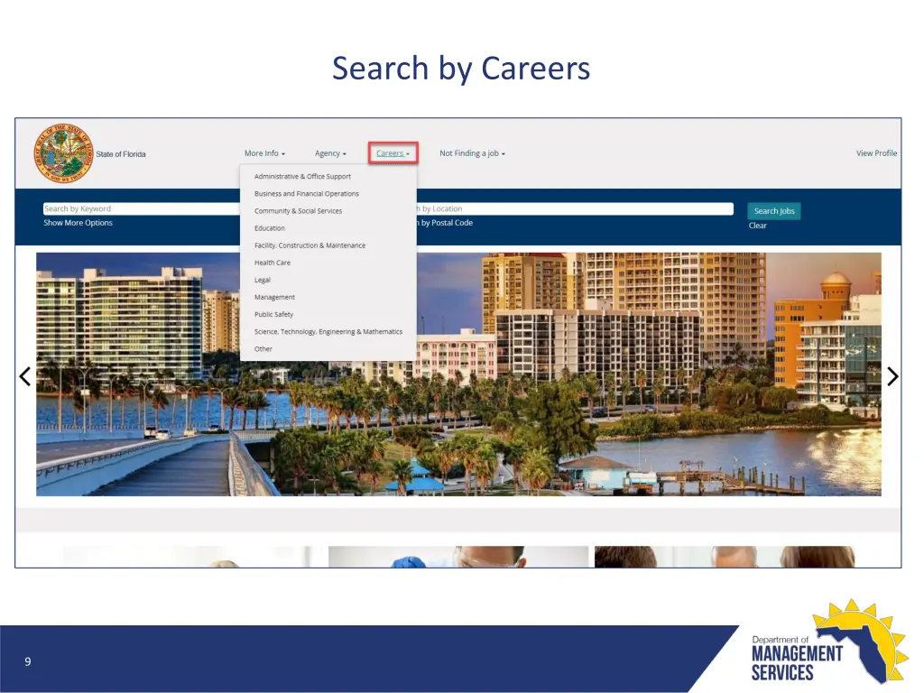 search by careers