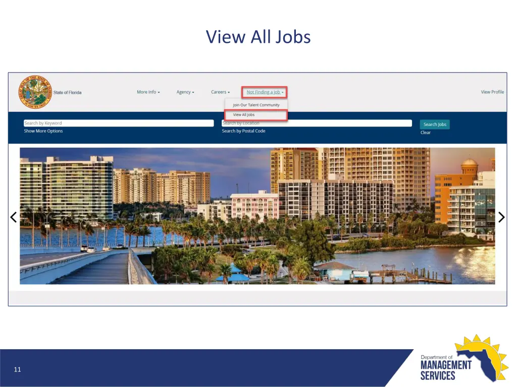 view all jobs