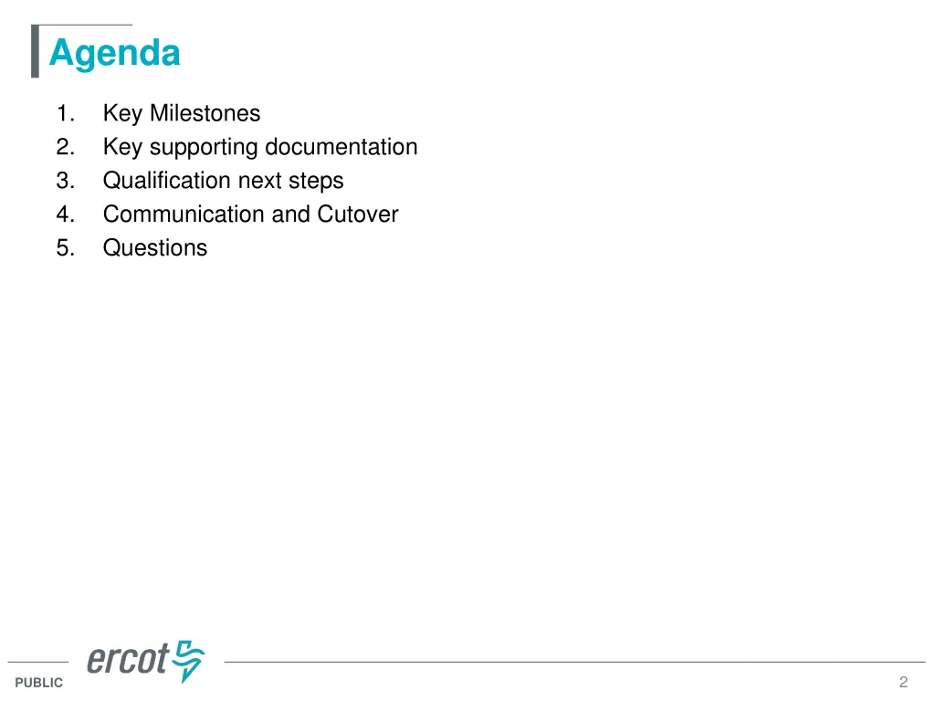 agenda