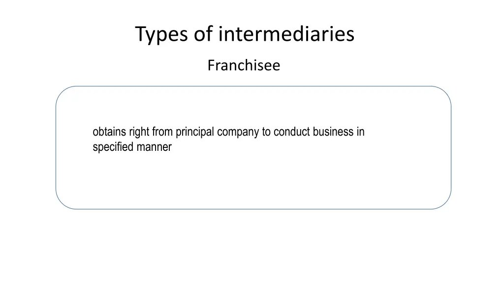 types of intermediaries 1