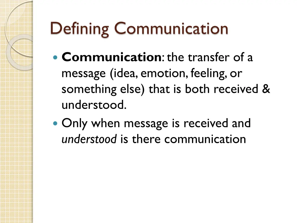 defining communication