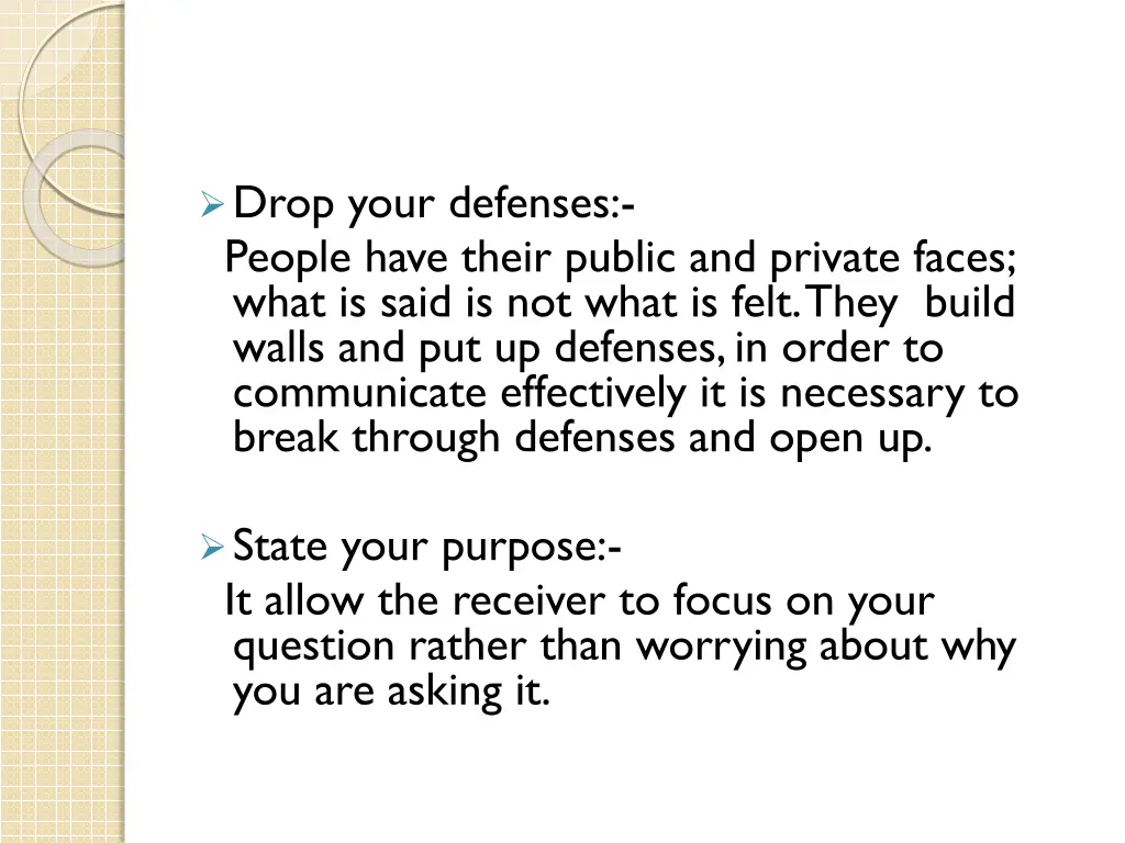 drop your defenses people have their public