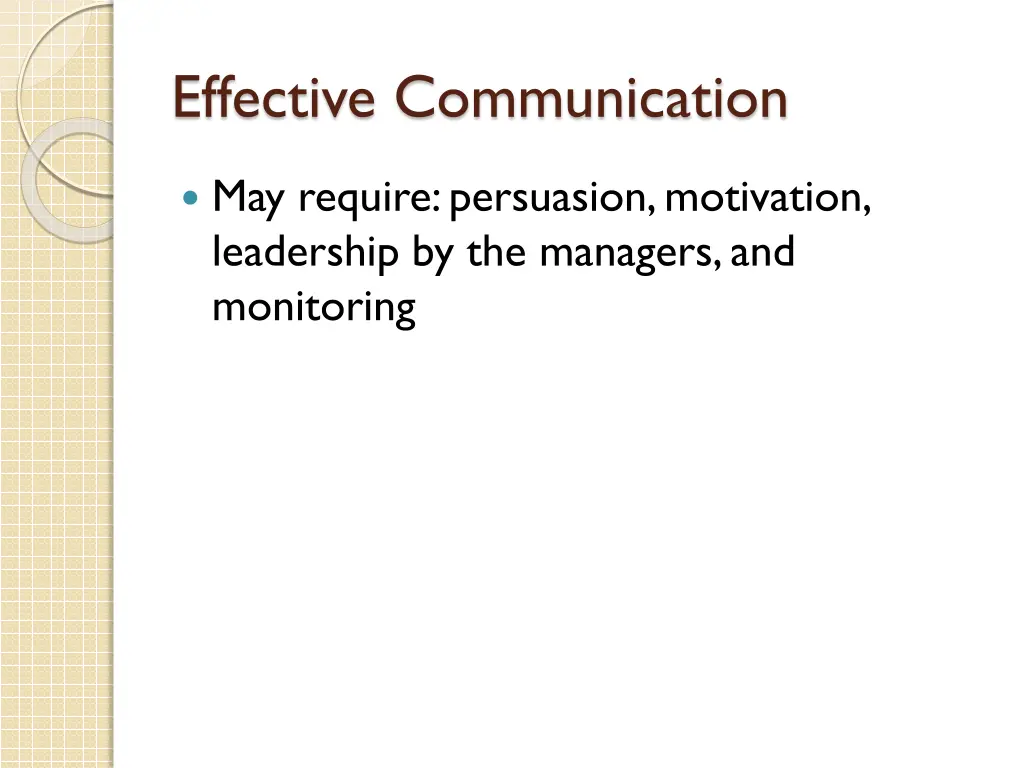 effective communication
