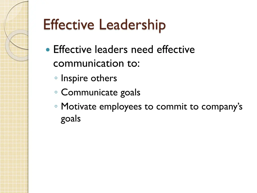 effective leadership