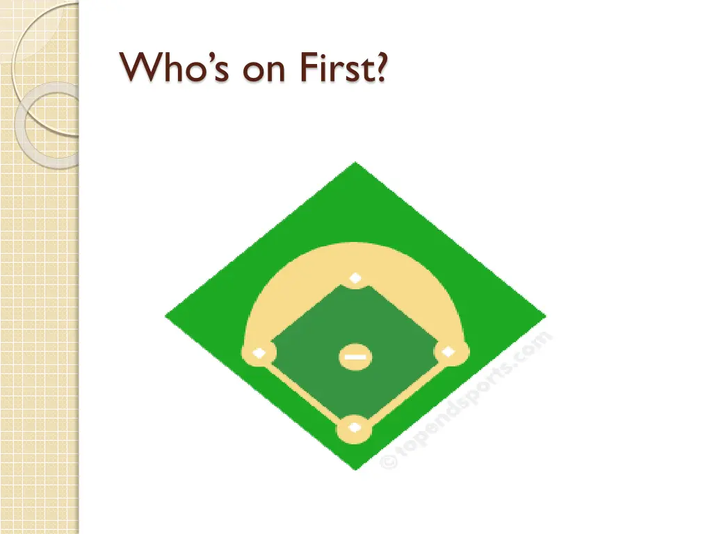 who s on first