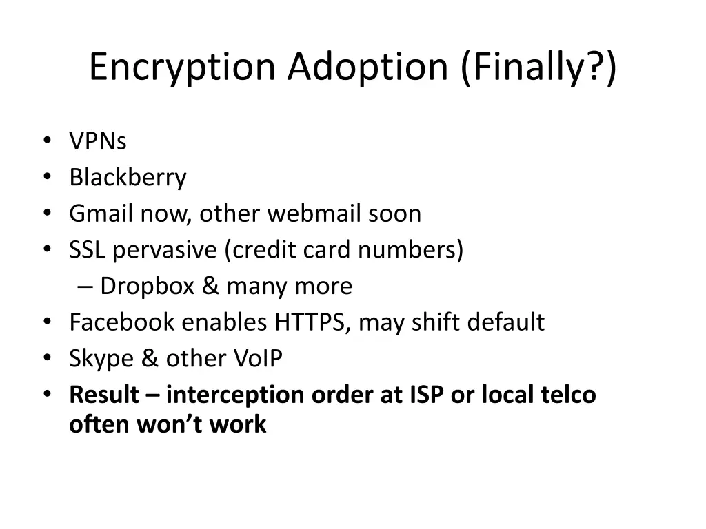 encryption adoption finally