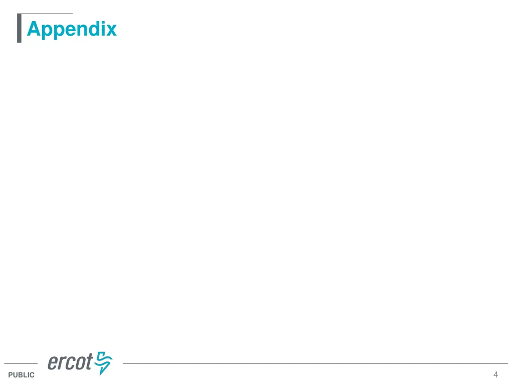 appendix