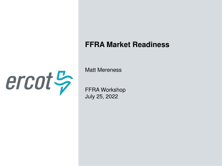 ffra market readiness