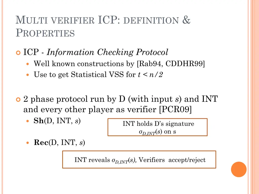 m ulti verifier icp definition p roperties