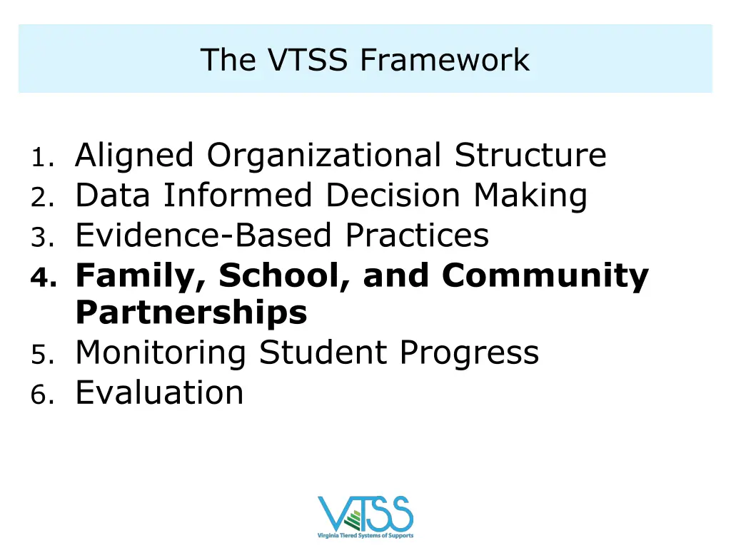 the vtss framework