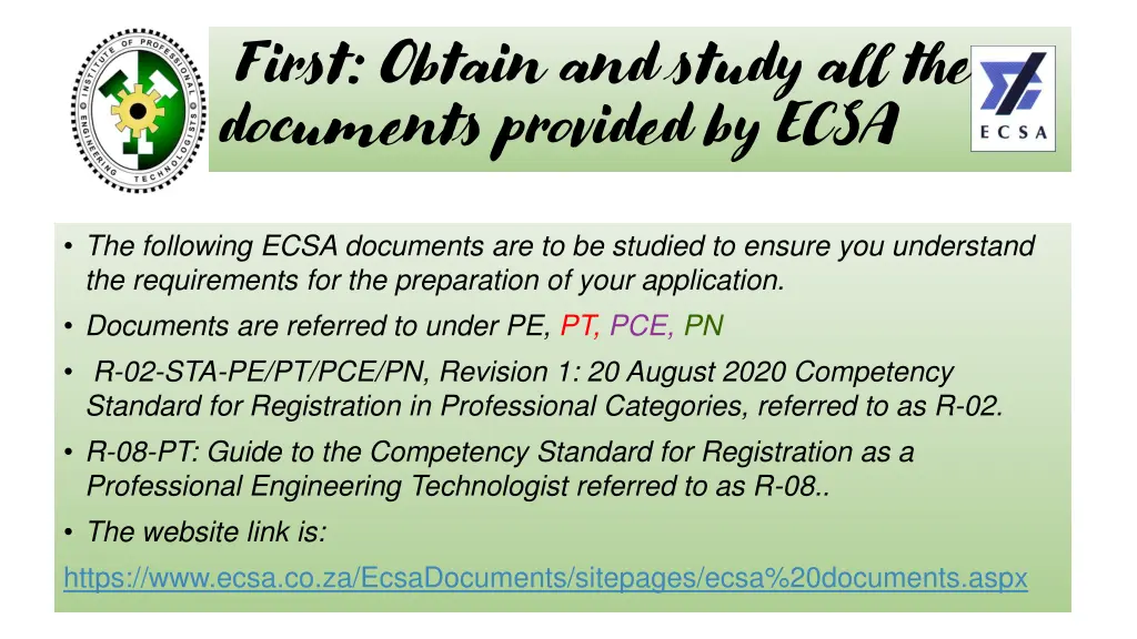 first obtain and study all the documents provided