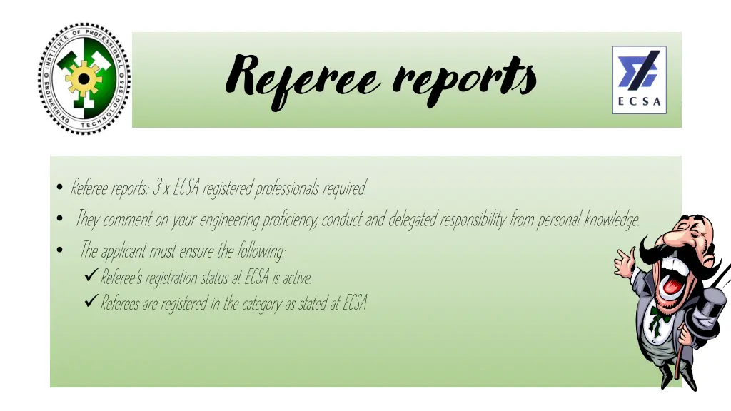 referee reports