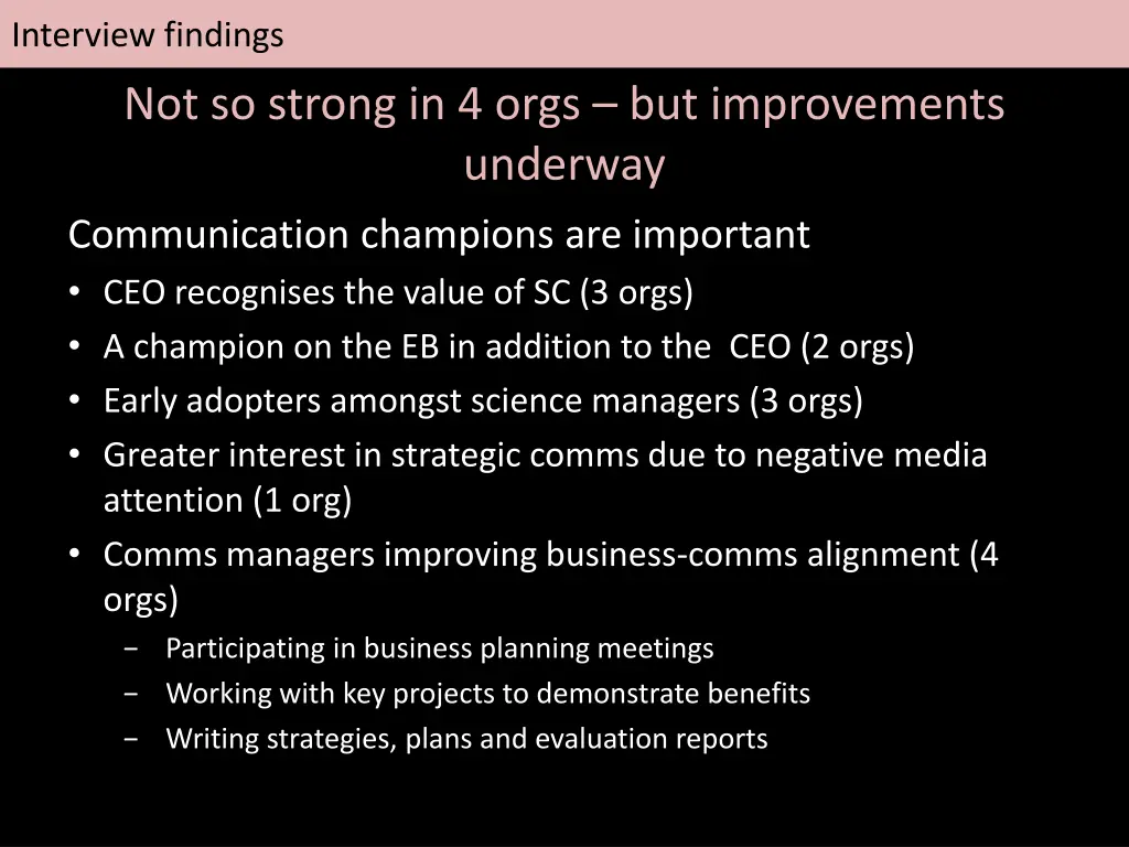 interview findings 4