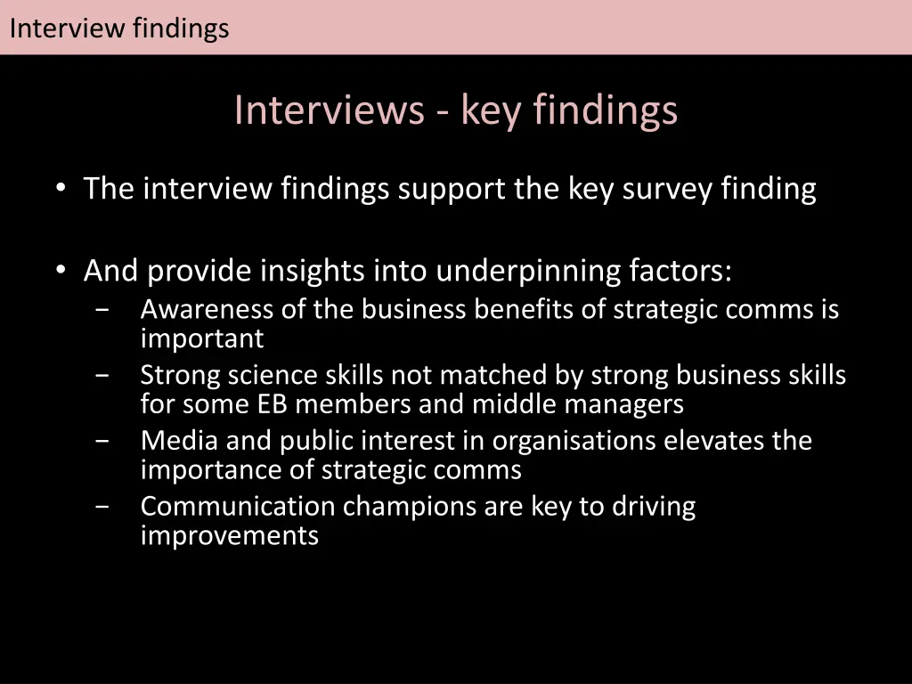 interview findings 5