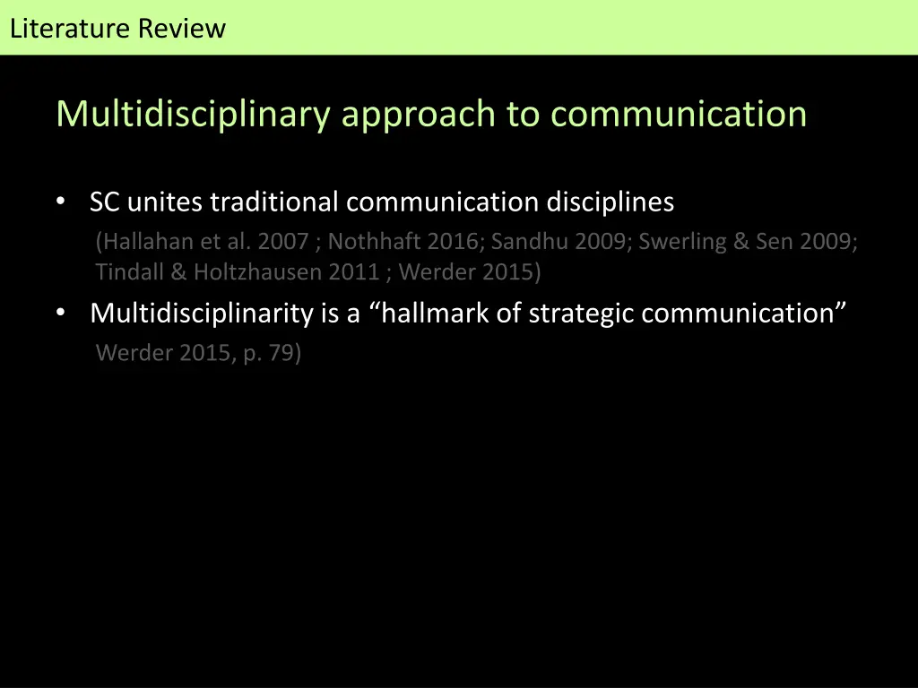 literature review 7