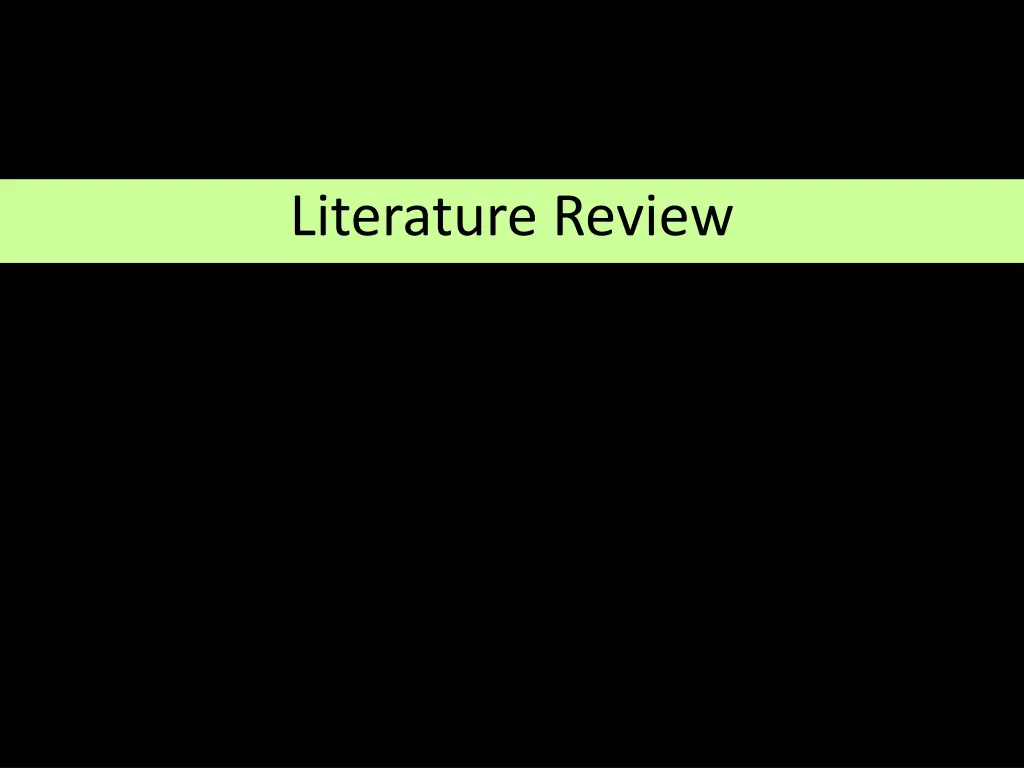 literature review