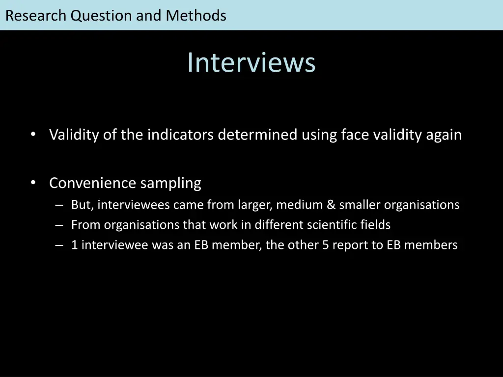 research question and methods 5