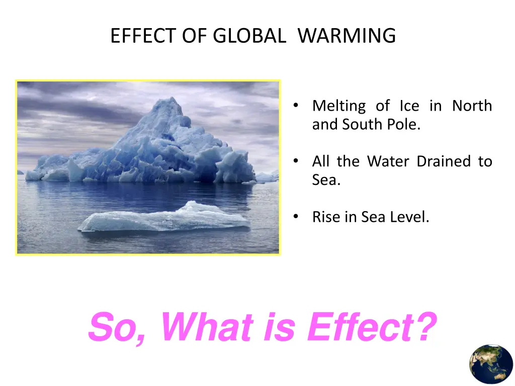 effect of global warming