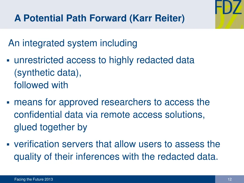 a potential path forward karr reiter
