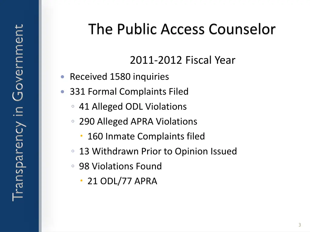 the public access counselor 1