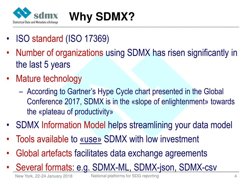 why sdmx