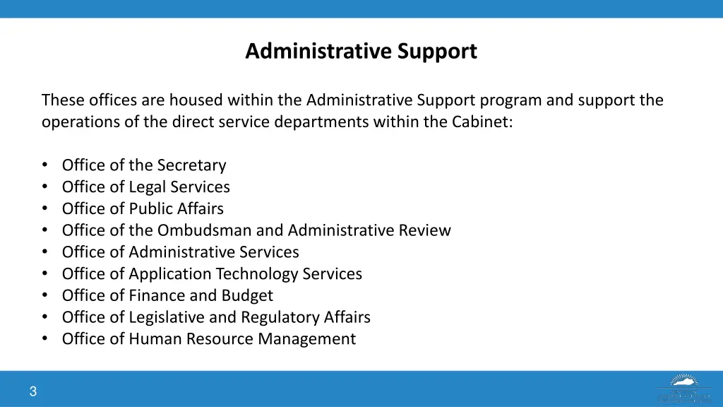 administrative support