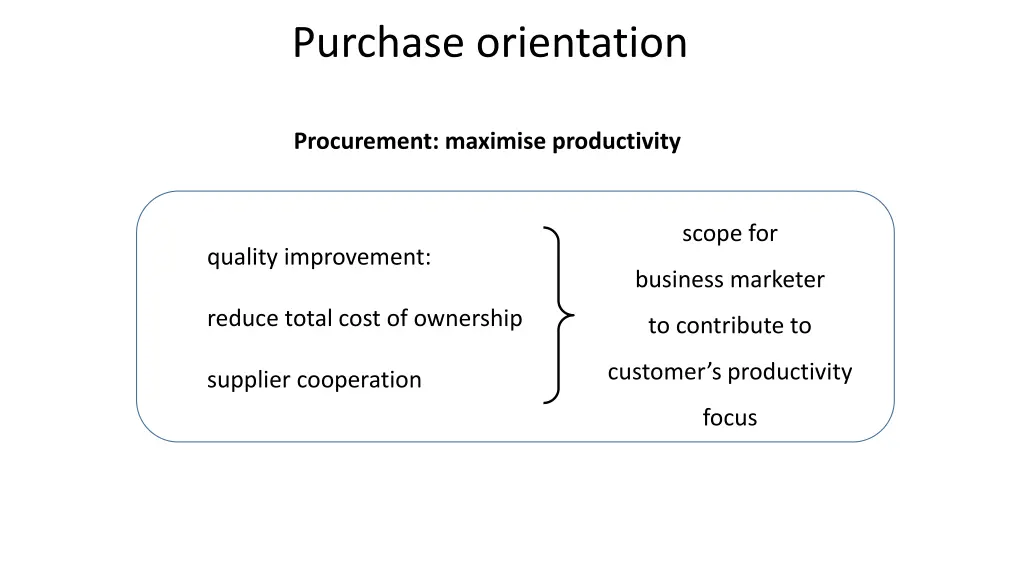 purchase orientation 1