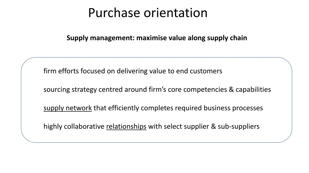 purchase orientation 2